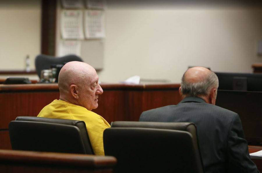 David Replogle, 76, was sentenced on July 18, 2025, for the 2008 murder of Clifford Lambert, an elderly art dealer and socialite. (Riverside County District Attorney's Office)