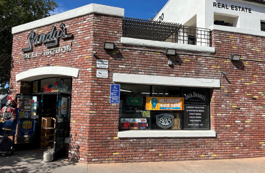 Sandy's Deli & Liquor in San Luis Obispo is shown in this undated photo provided by the California Lottery. 