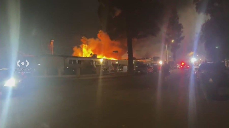 Pacoima Fireworks fire