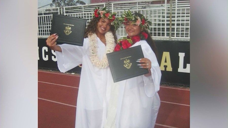 Vianna Poggi (right) is seen in a personal photo.