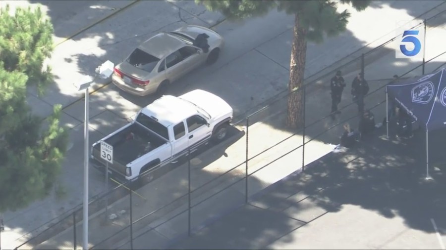 Police in Whittier are investigating a deadly shooting on July 24, 2025. (KTLA)