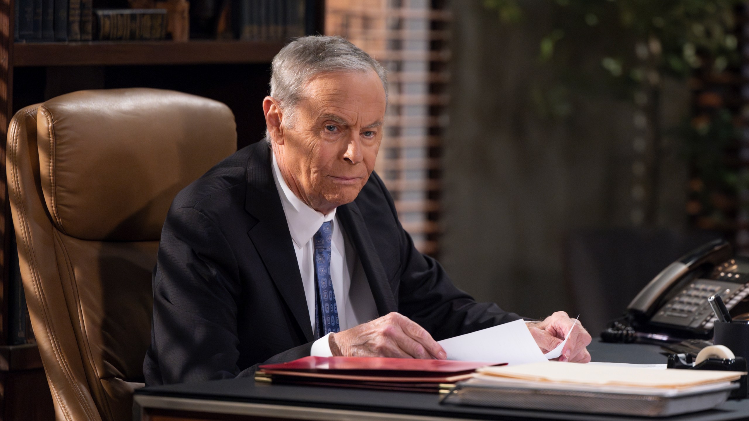 This image released by Disney shows Tristan Rogers in an episode of ABC's "General Hospital." (Bahareh Ritter/Disney via AP)