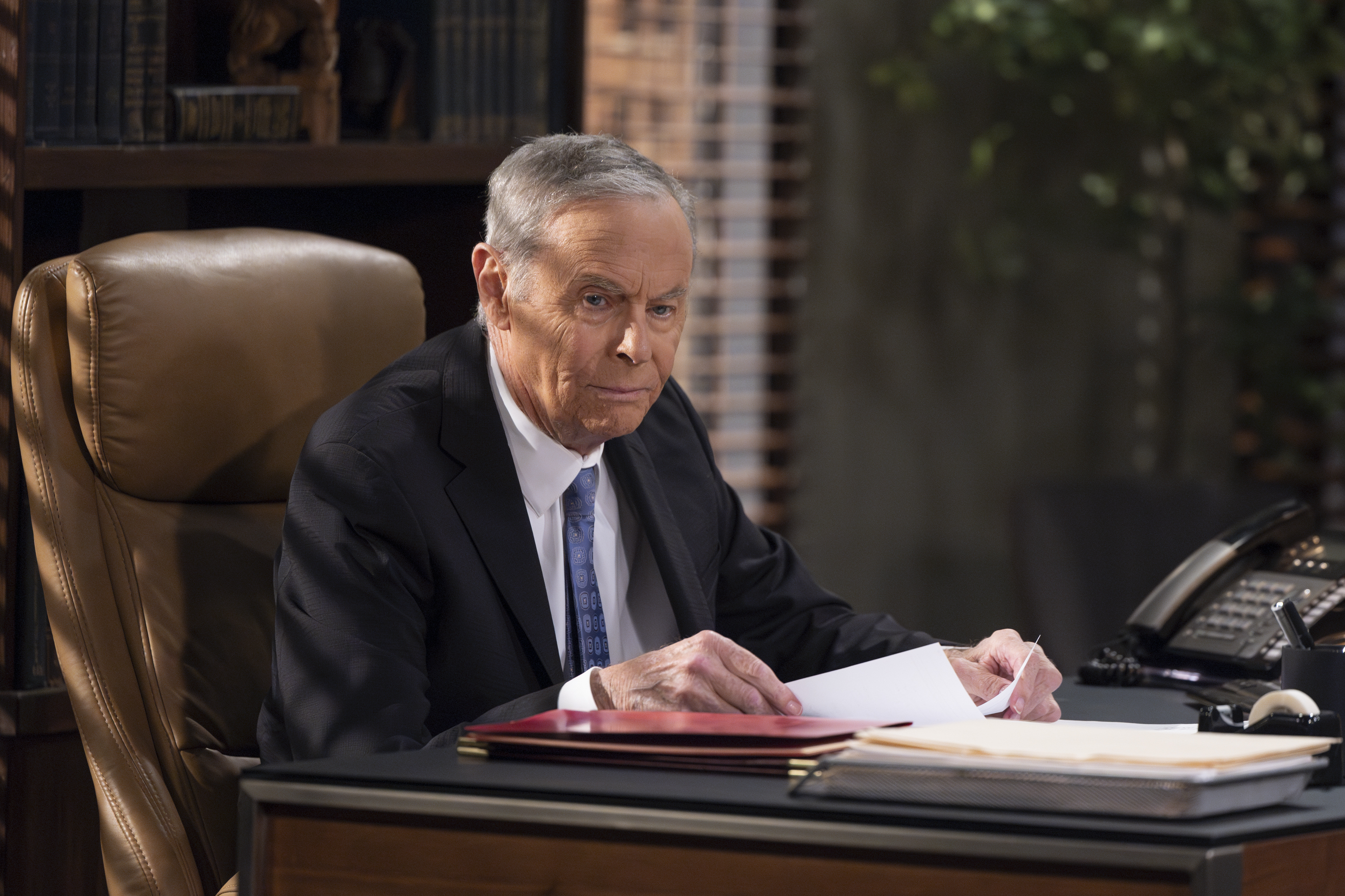 This image released by Disney shows Tristan Rogers in an episode of ABC's "General Hospital." (Bahareh Ritter/Disney via AP)