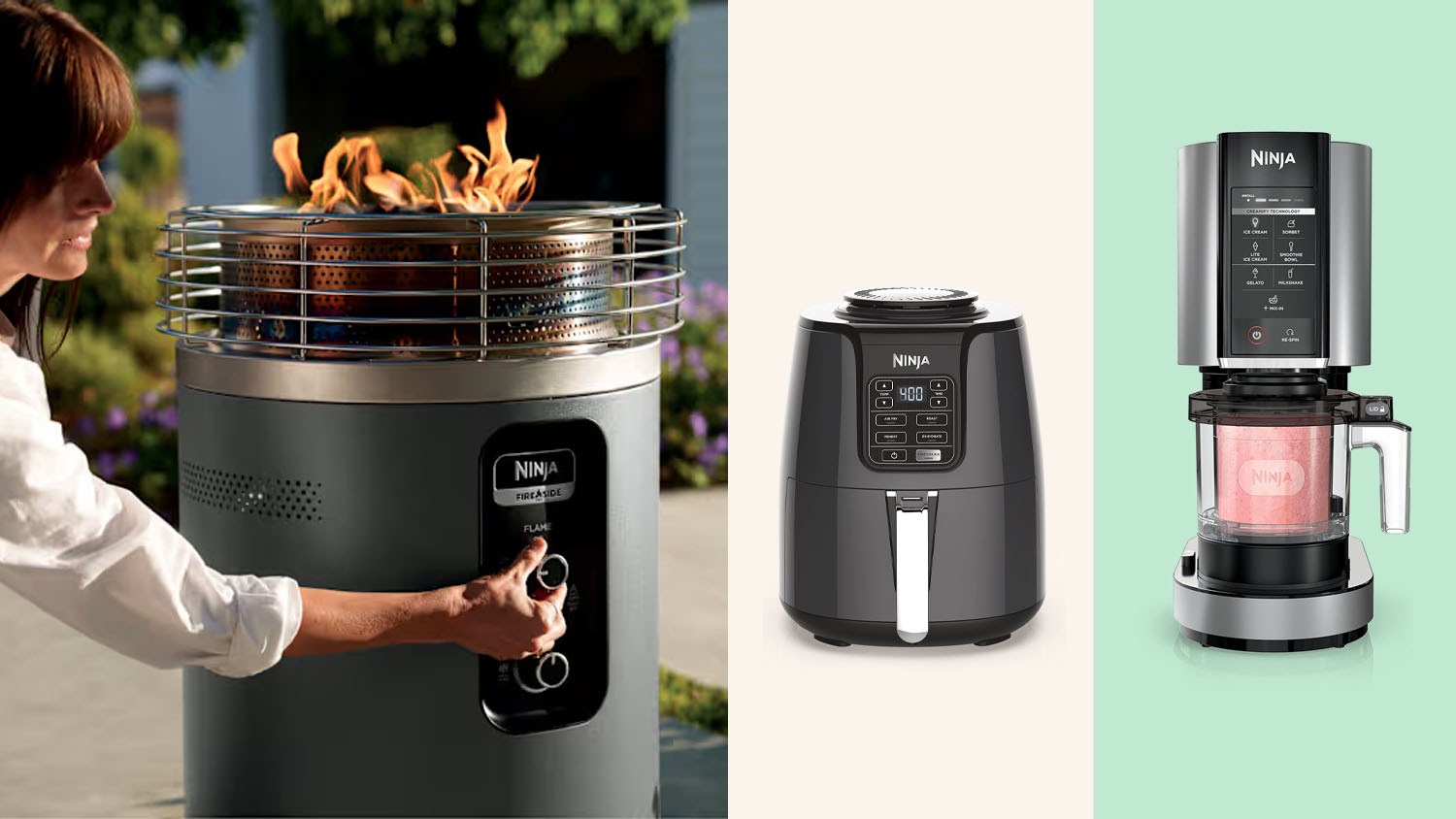 Ninja/BestReviews illustration / The Ninja Fireside360 is the brand's first-ever fire pit