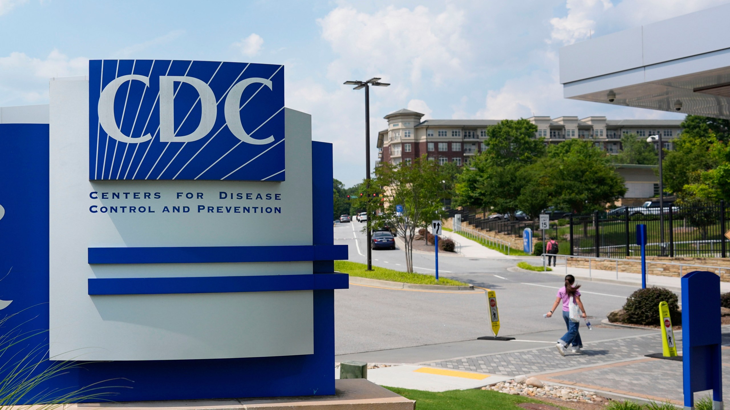FILE - The campus of Centers for Disease Control and Prevention is seen in Atlanta, on Wednesday, June 25, 2025. (AP Photo/Mike Stewart, File)