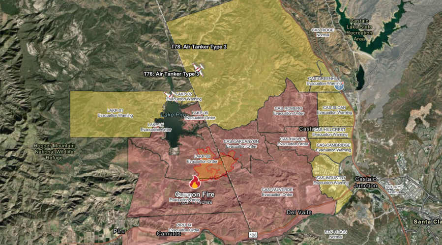 Canyon Fire evacuations