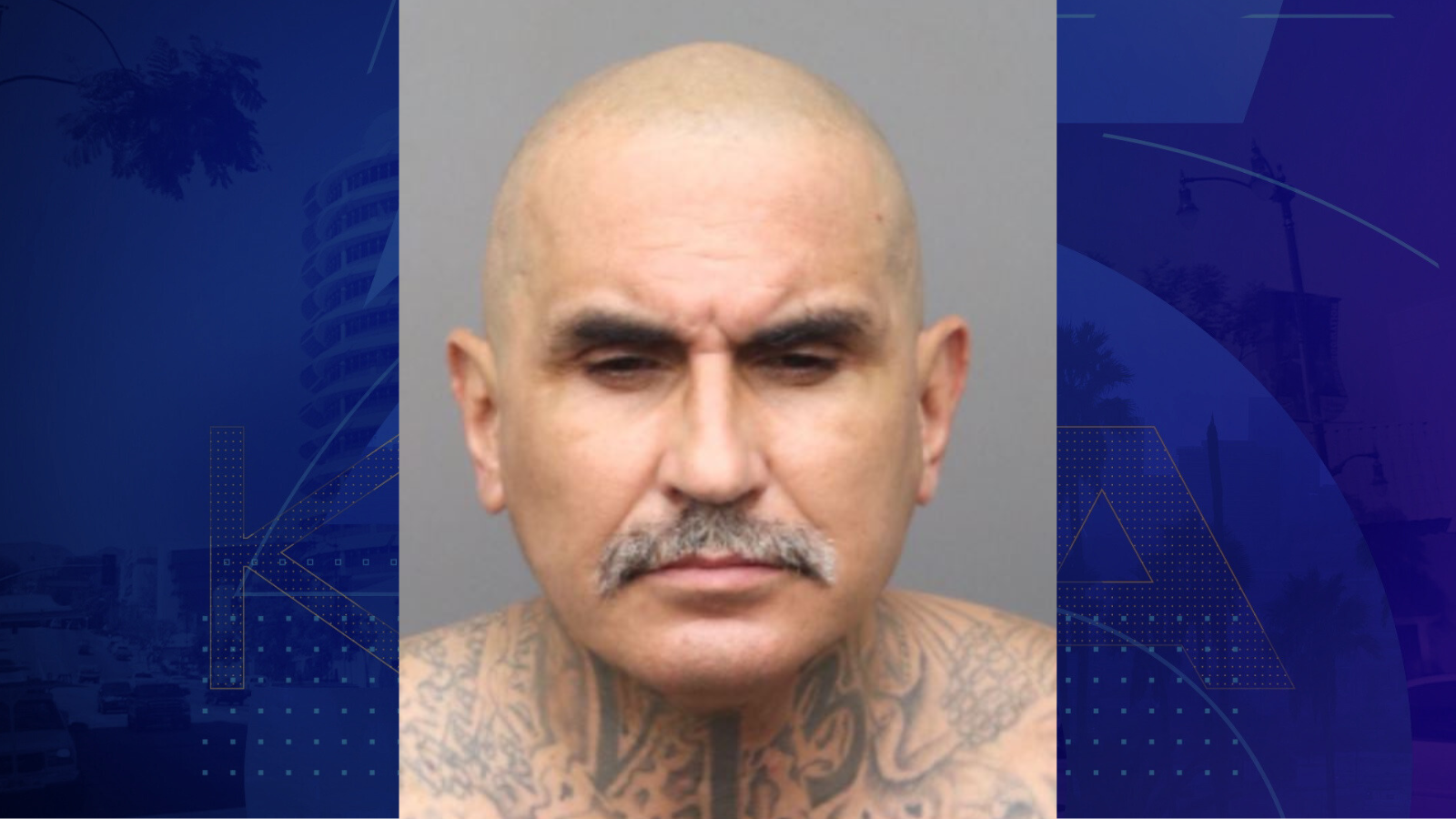 Richard Ferris, 50, of Moreno Valley, is seen in a booking photo from the Riverside County Sheriff’s Office.