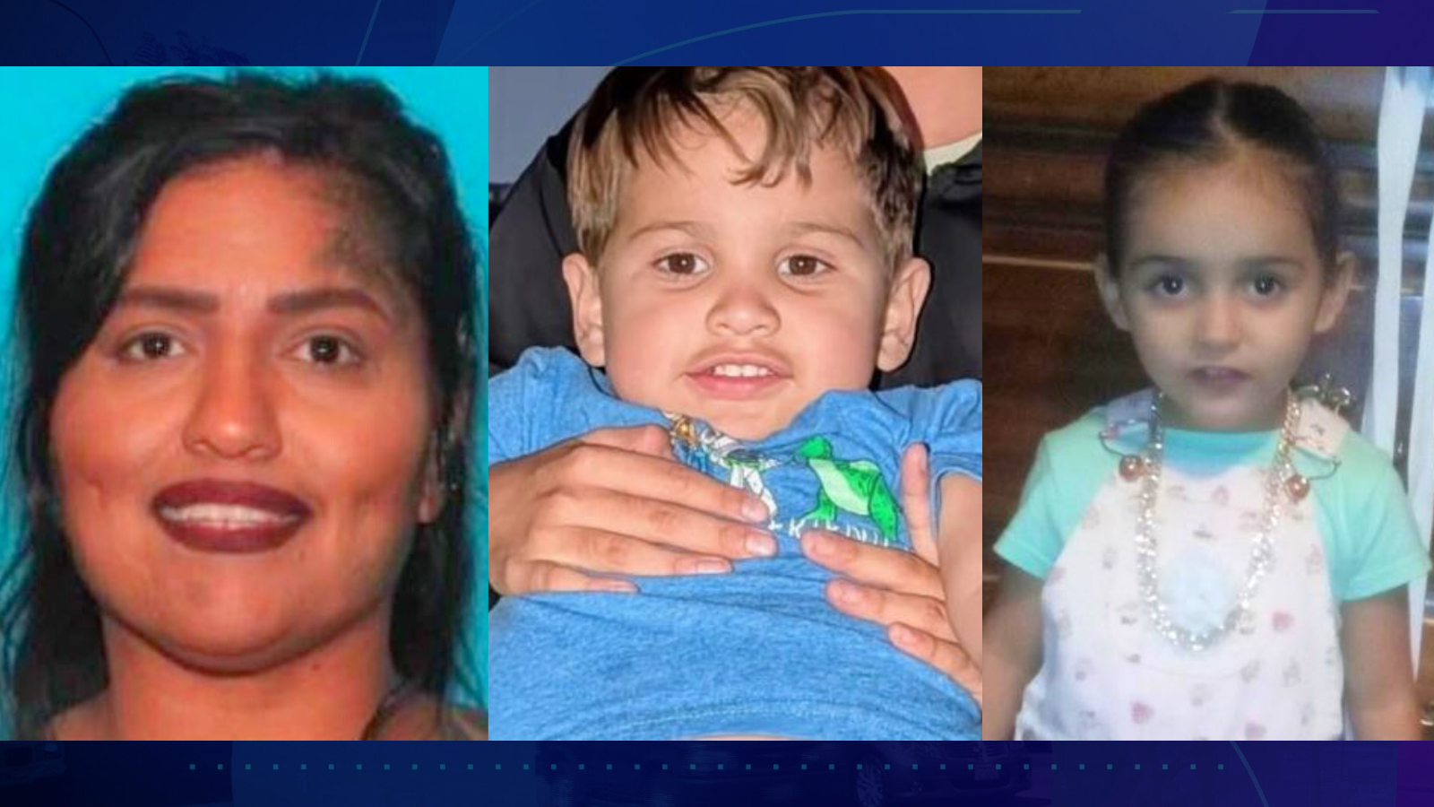 From left: Lisa Trejo Cordero and her children, Jameson Fetchko, 2, and Memarie Fetchko, 4. (Riverside County Sheriff's Office)