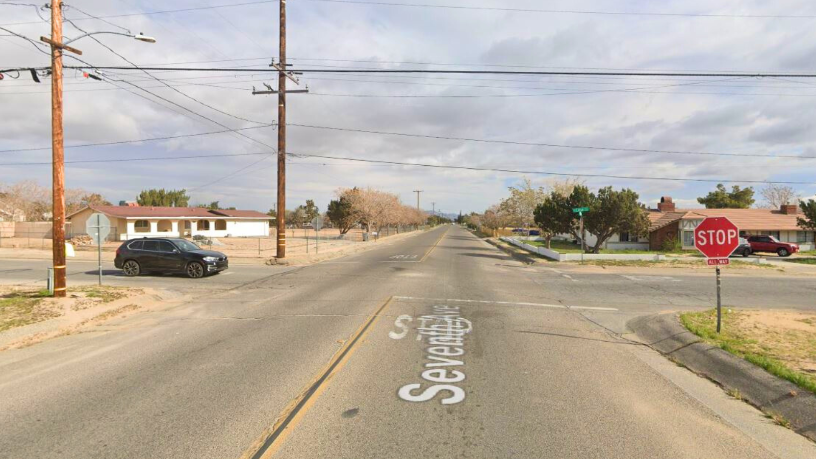 The intersection of Seventh Avenue and Lime Street in Hesperia, California. (Google Maps)