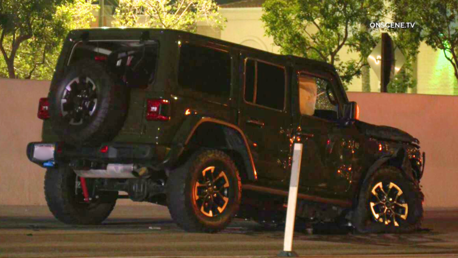 One person was killed in a four vehicle crash that shut down the 15 Freeway in Jurupa Valley in Riverside County on Aug. 30, 2025. (OnScene.TV)
