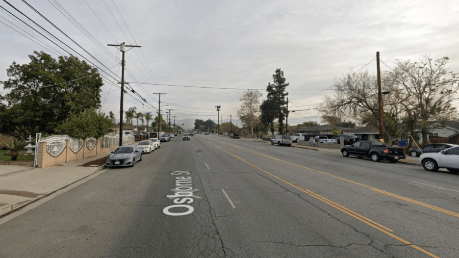 A road near the intersection of Osborne Street and Haddon Street in Pacoima. (Google Maps)