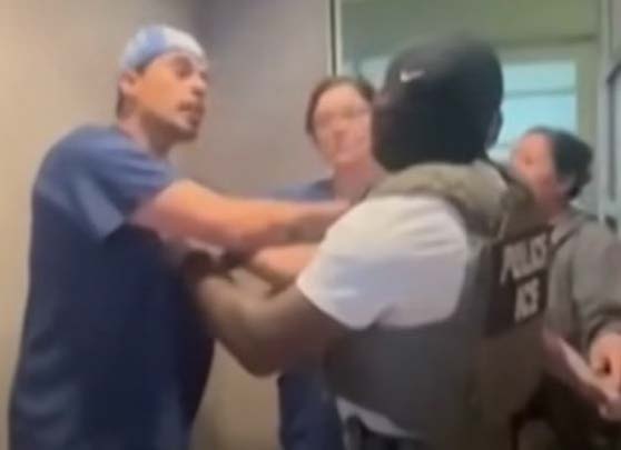 Surgery center confrontation with ICE