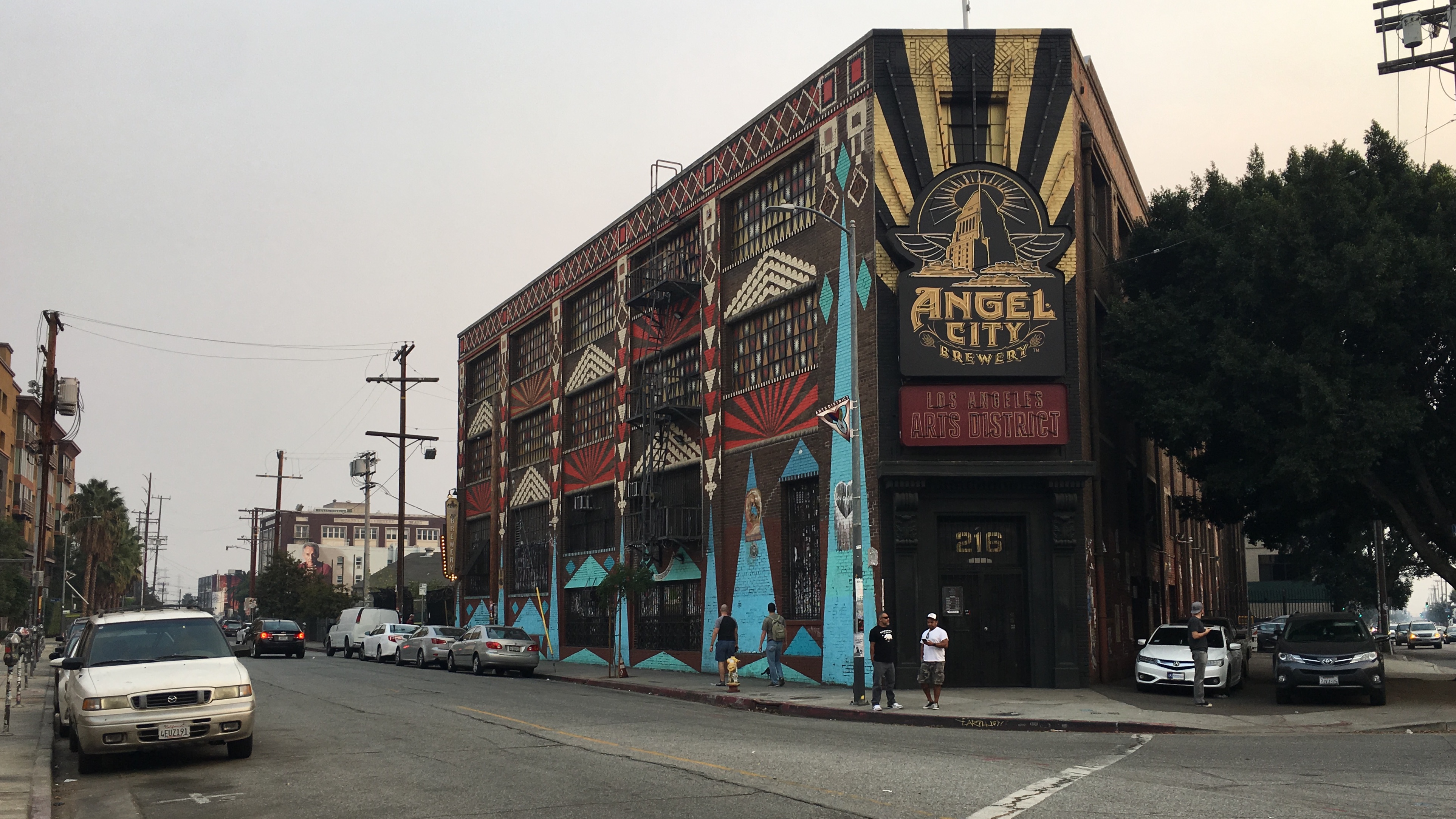 Angel City Brewery in the Los Angeles Arts District is shown on Nov. 10, 2018. (KTLA)