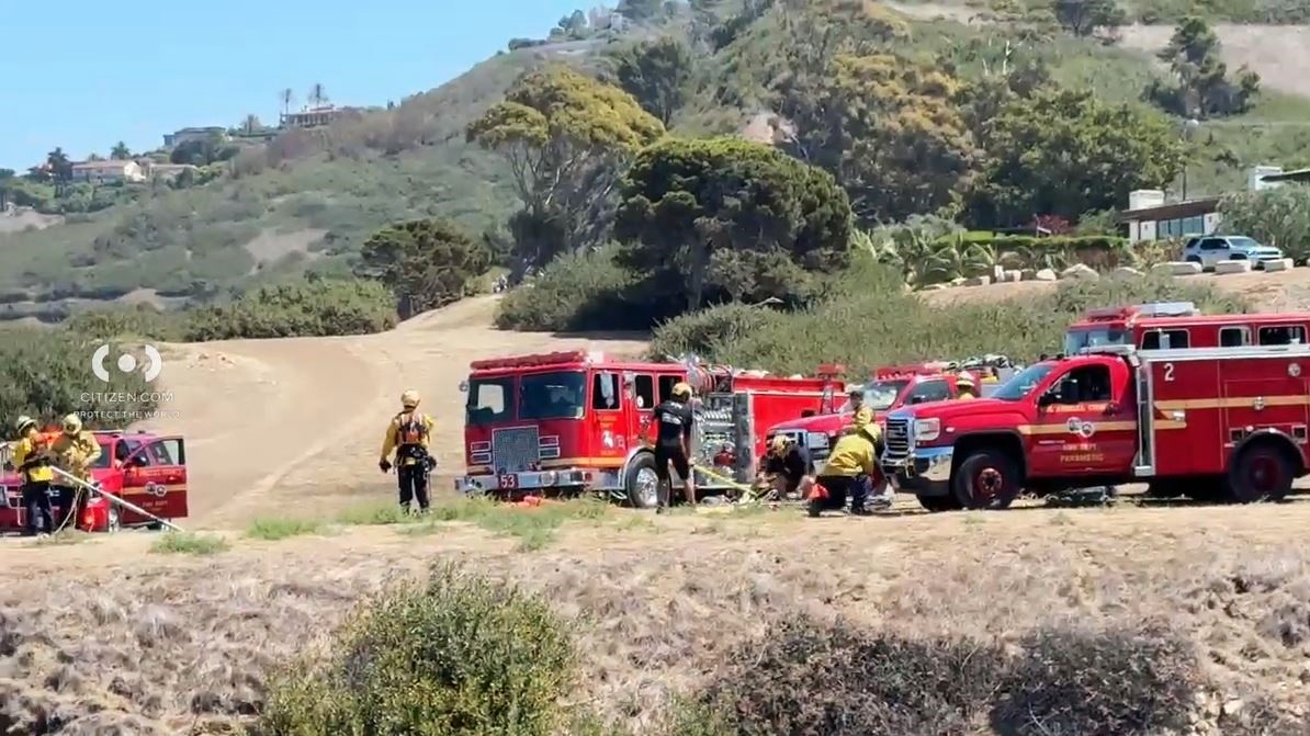 Authorities are investigating after a body was found at the bottom of a cliff in Palos Verdes Estates on Aug. 30, 2025. (Citizen)