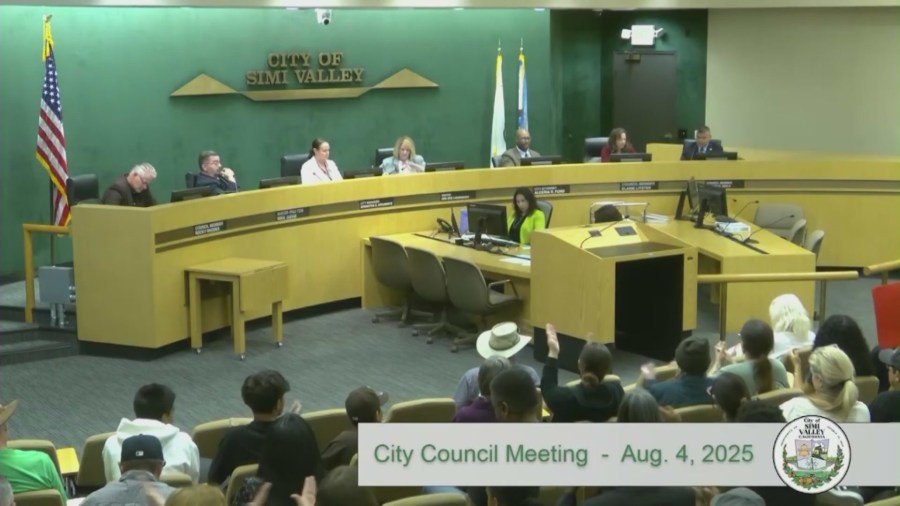 During a Simi Valley City council meeting on Aug. 4, 2025, residents called for justice and that the suspects need to be held accountable for their actions in what they say is a racially-motivated hate crime attack. (KTLA)