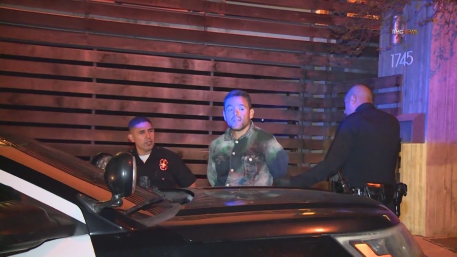 A male burglary suspect was arrested after attempting to break into a Hollywood Hills home on Aug. 2, 2025. (RMG)