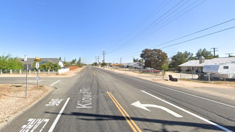 One person was killed and another was hospitalized after a suspected DUI driver crashed into their car near Kiowa Road and Kiowa Place in Apple Valley. (Google Maps)