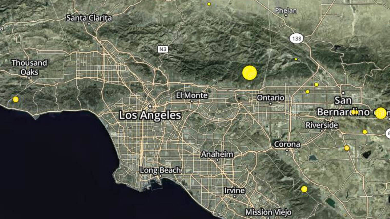 A 3.5 magnitude earthquake struck near the city of La Verne on Sept. 6, 2025.
