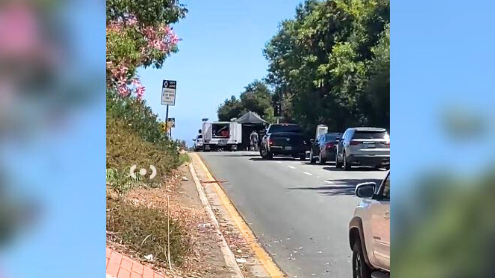 An investigation is underway after a body was found near an eastbound 101 Freeway on-ramp in Encino on Sept. 20, 2025. (Citizen)
