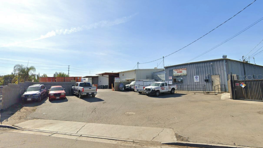 A tow yard on the 6100 block of Columbus Avenue in Riverside where the shooting occurred on Sept. 23, 2025. (Google Maps)