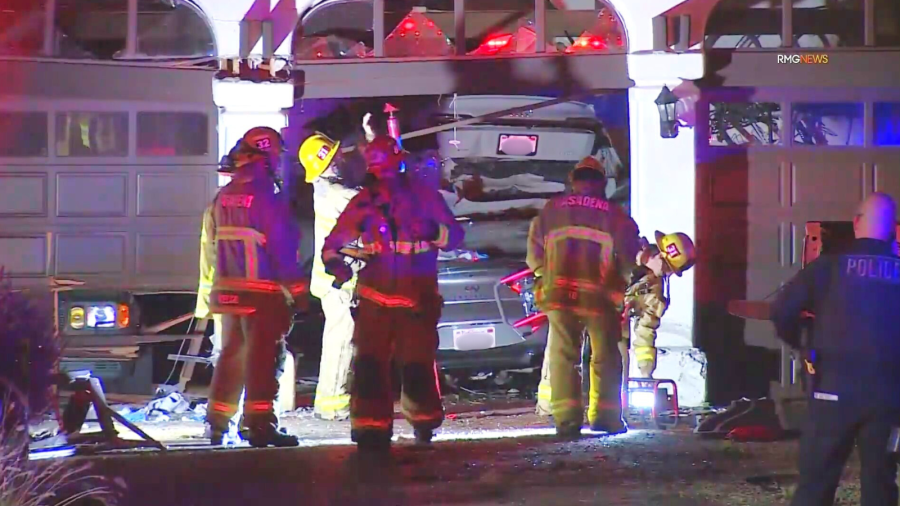 One person was killed and two others were injured after a speeding driver crashed into the same South Pasadena home on Aug. 12, 2023. (RMG)