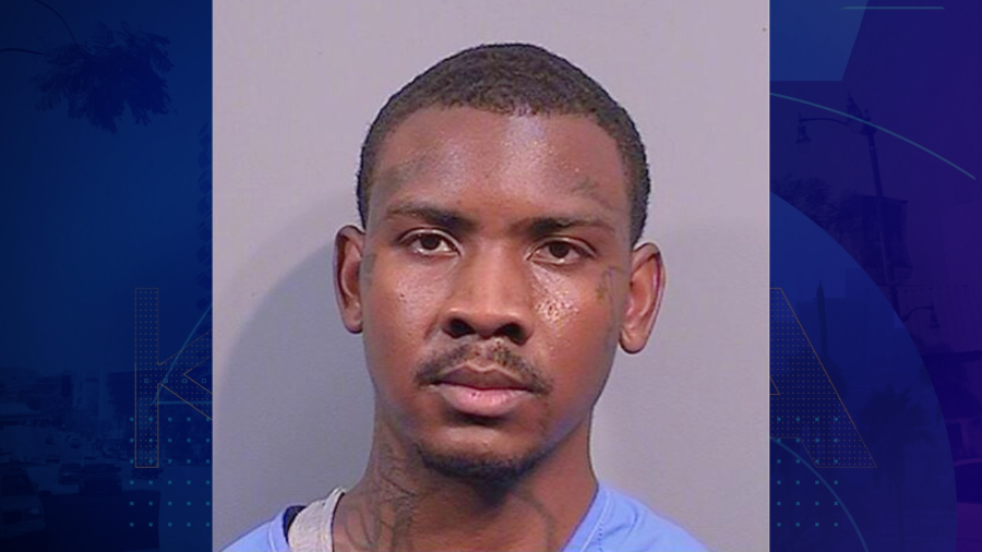 Donnell Moore Jr., 24, is seen in a booking photo from the California Department of Corrections and Rehabilitation.