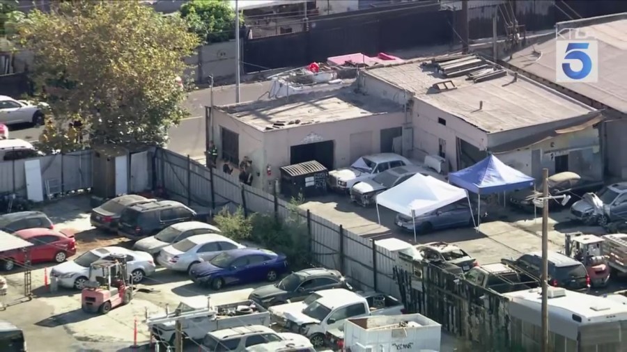Human remains in S L.A. tow yard