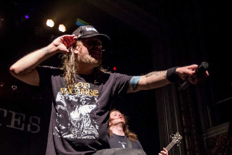 Vocalist Tomas Lindberg and bassist Jonas Bjorler