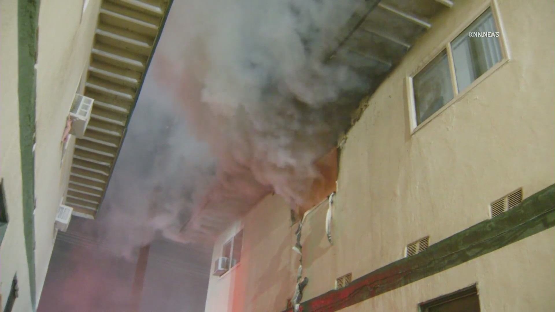 Northridge apartment fire