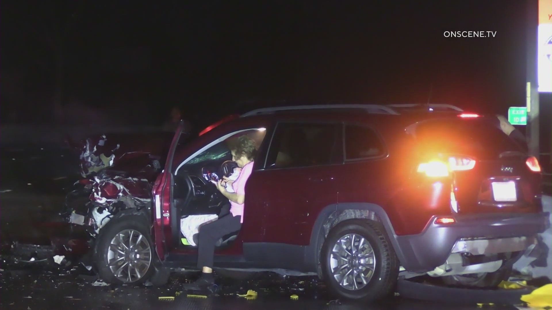 Long Beach freeway crash