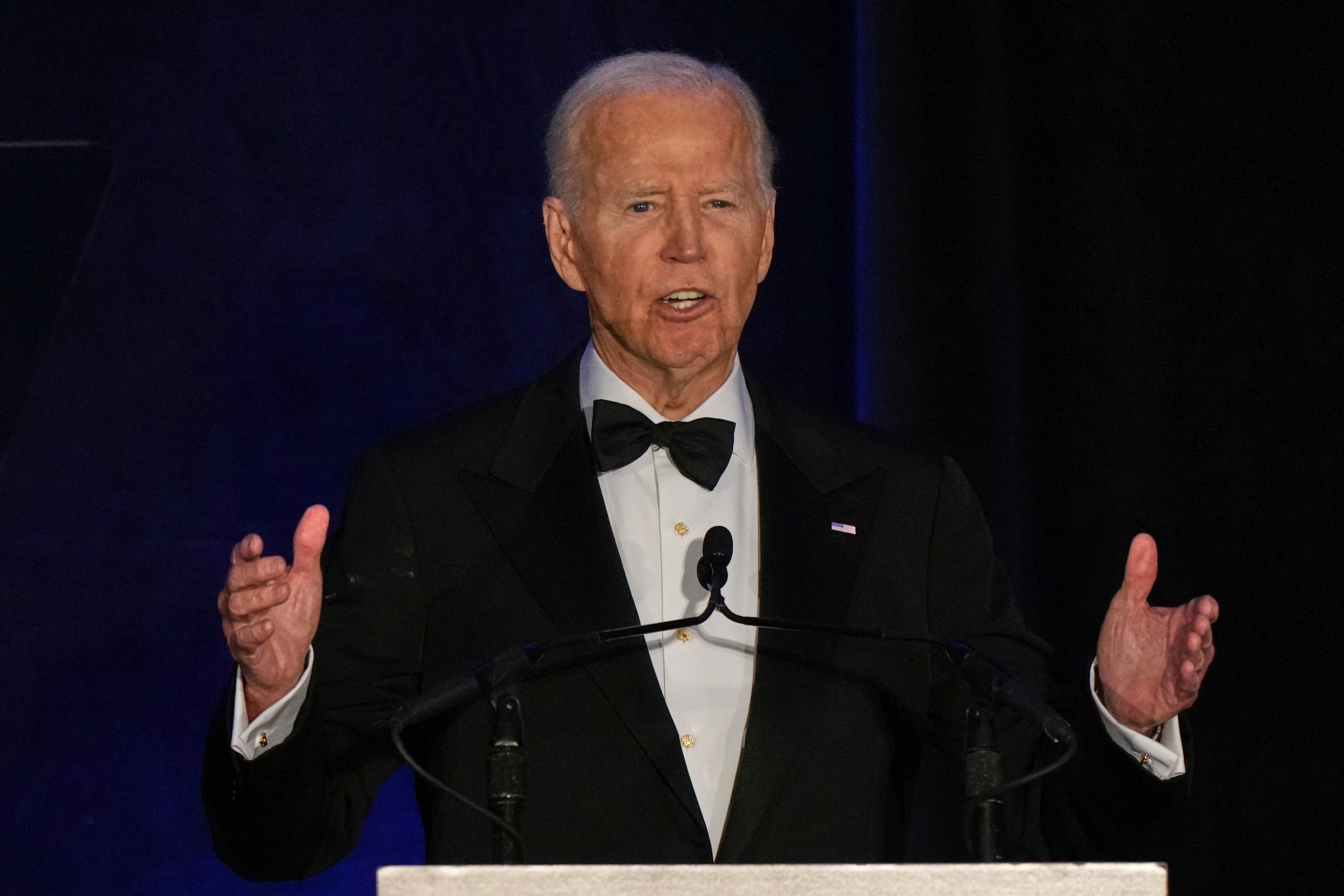 FILE - Former President Joe Biden speaks during the National Bar Association's 100th Annual Awards Gala in Chicago, Thursday, July 31, 2025. (AP Photo/Nam Y. Huh, File)
