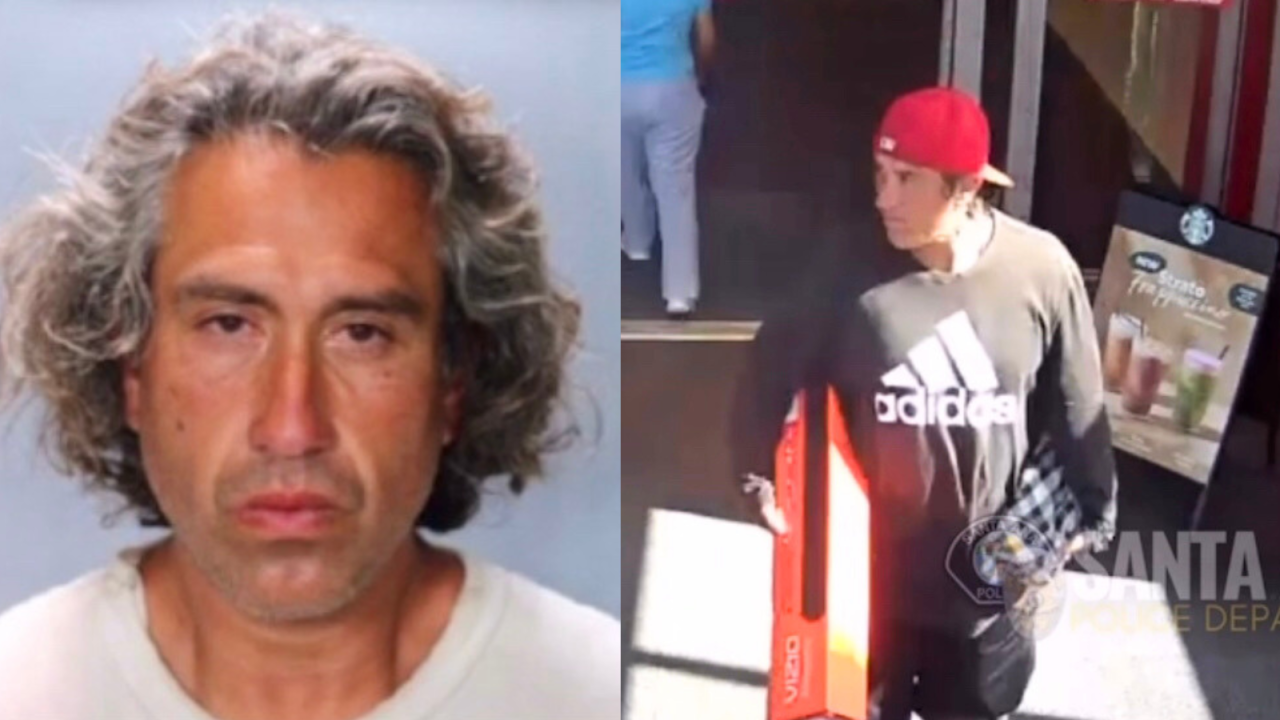 Fabian Munoz, 43, of Santa Ana, is wanted for allegedly stealing from Target stores across the Orange County area. (Santa Ana Police Department)