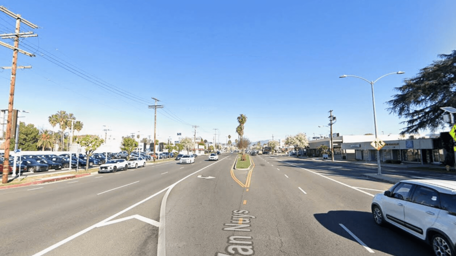 The intersection of Chandler Boulevard and Van Nuys Boulevard in Valley Glen in the San Fernado Valley. (Google Maps)