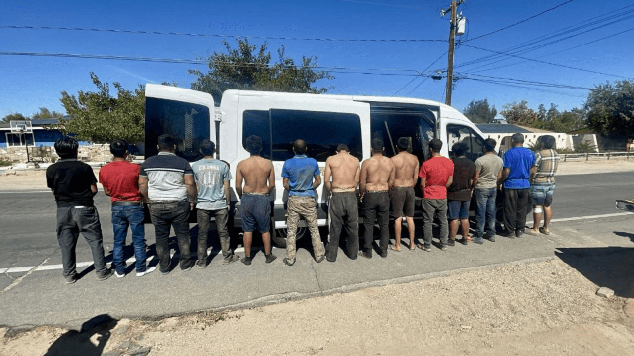 Fourteen suspects were arrested for their alleged involvement in a series of train burglaries in San Bernardino County. (Victor Valley Sheriff’s Station)
