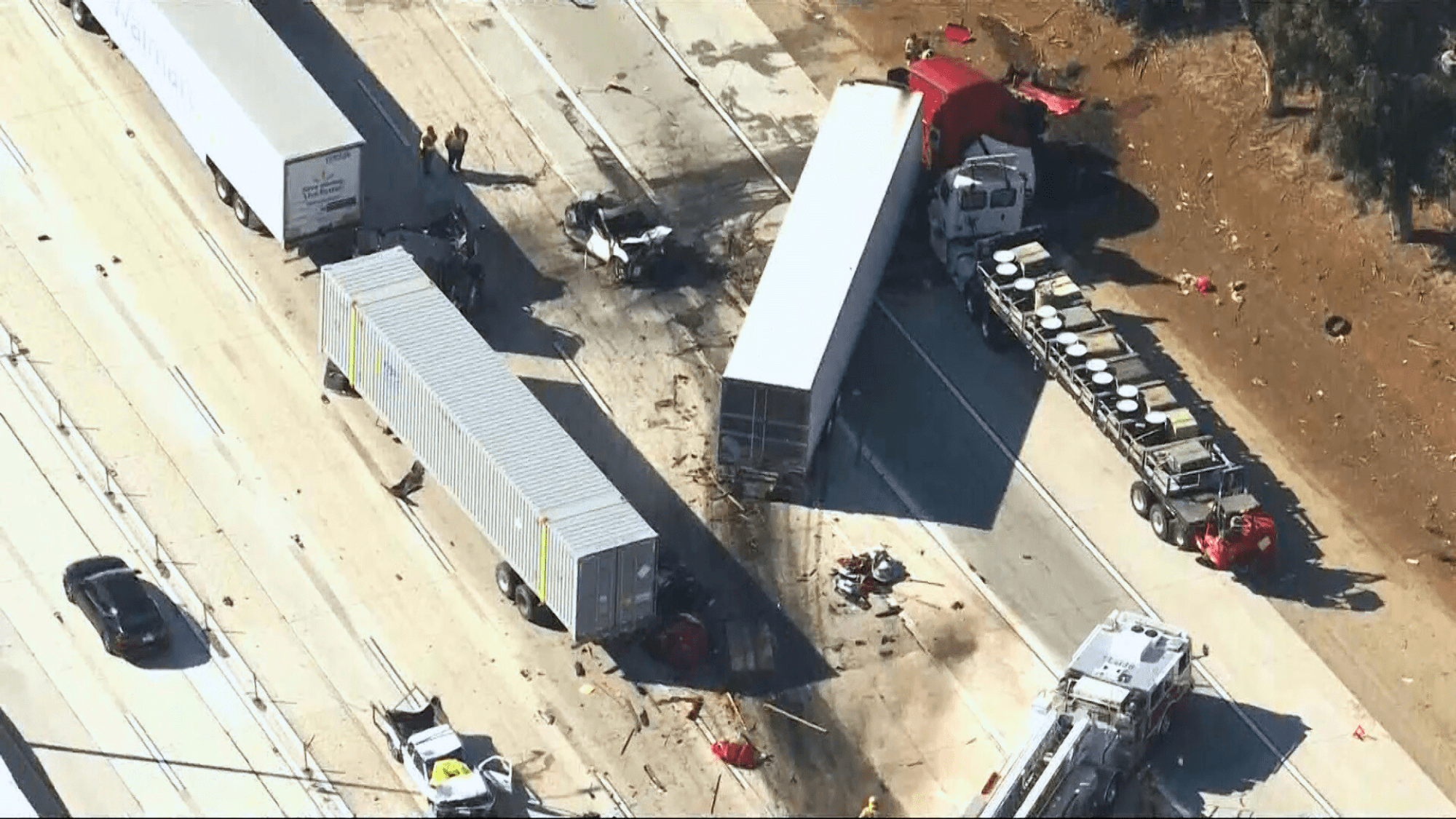 10 Freeway Pileup