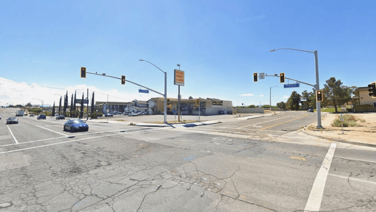 The intersection of Mojave Drive and Condor Road in Victorville, California. (Google Maps)