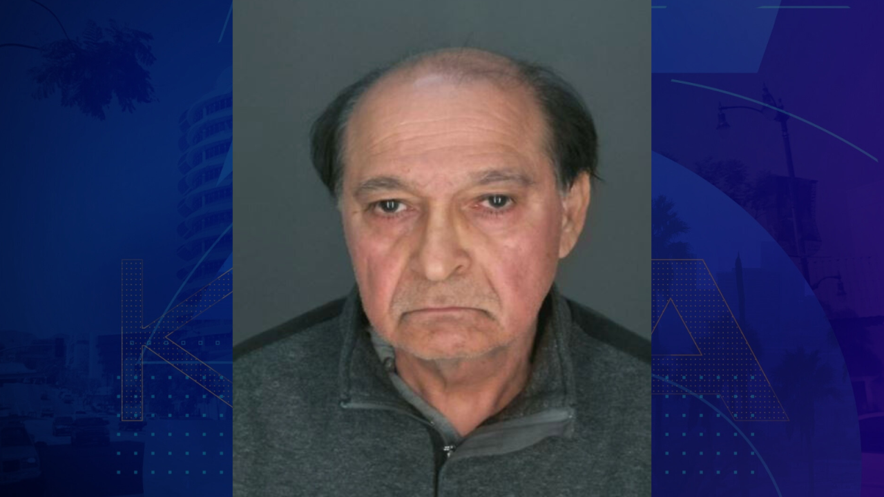 Ashok Melvani, 71, of Apple Valley, is seen in a booking photo from the San Bernardino County Sheriff’s Department.
