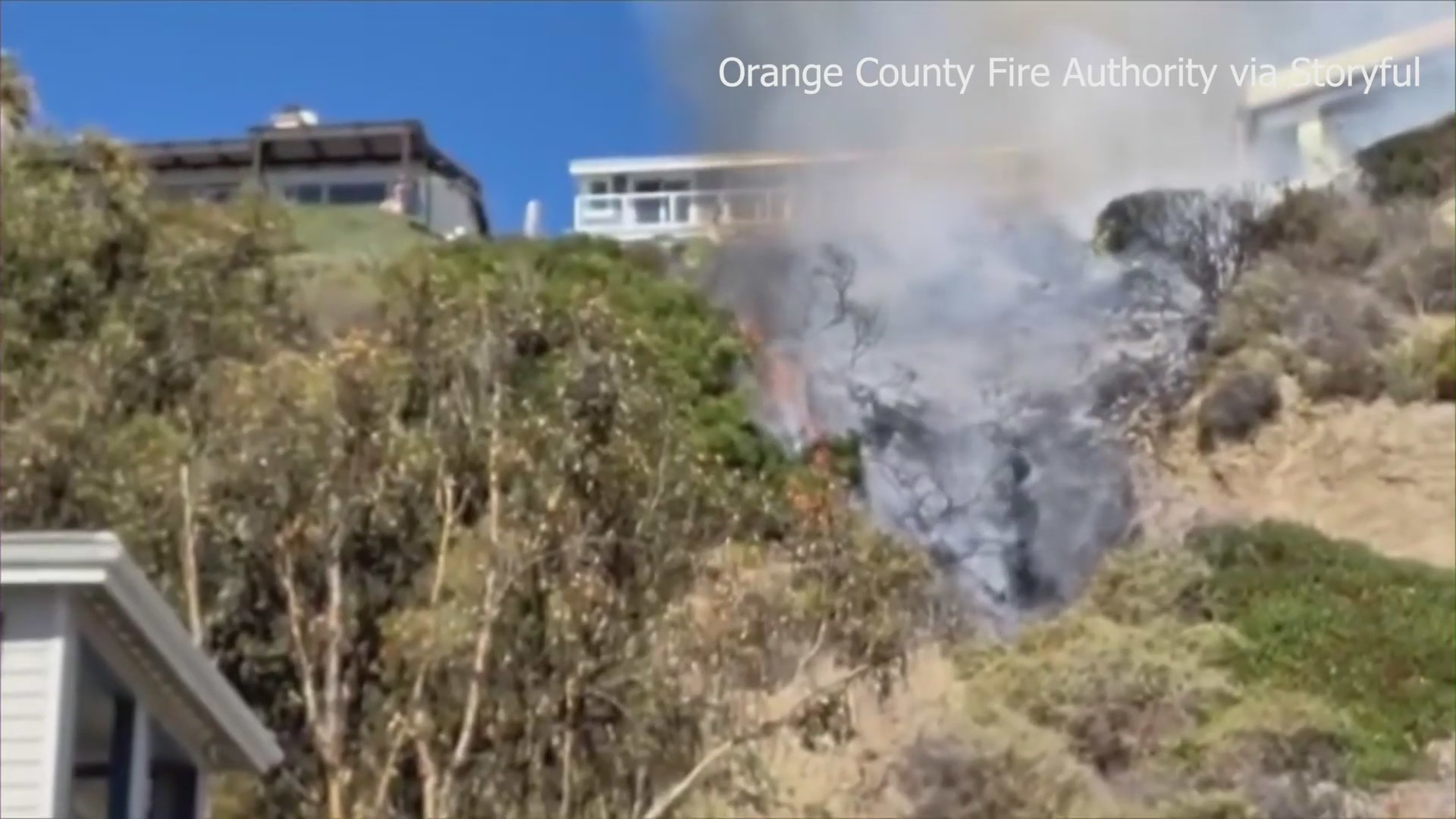 Dana Point PCH fire