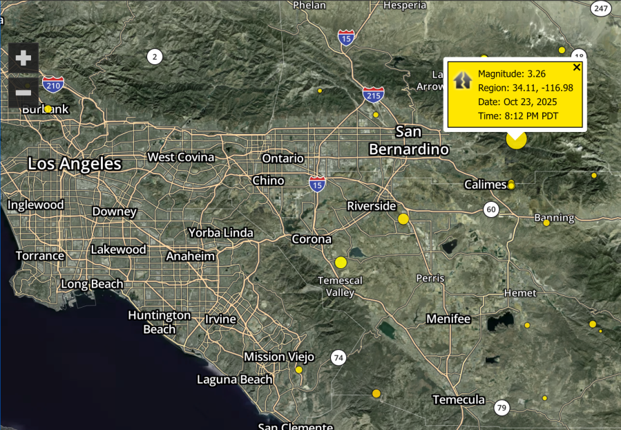 San Bernardino Co quake