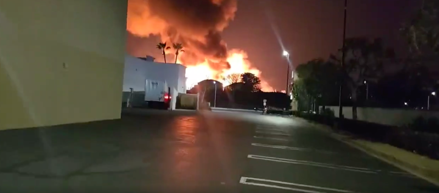 Chevron Refinery Fire