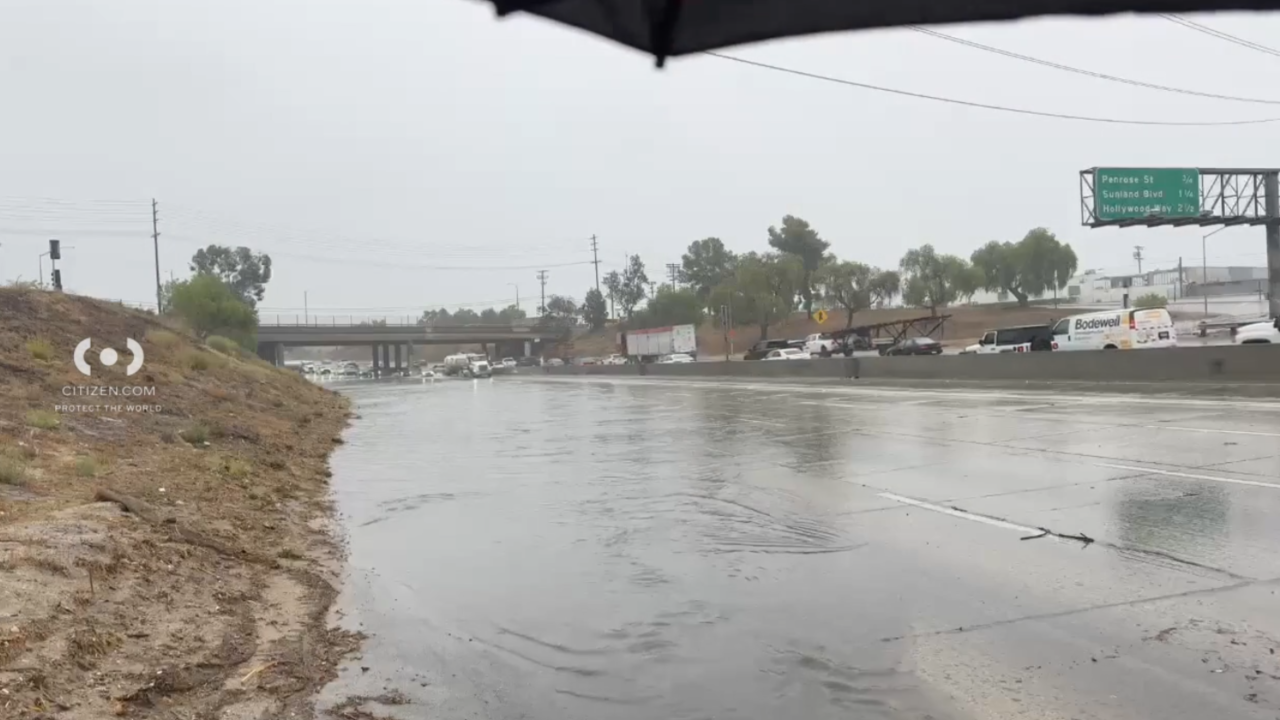 Sun Valley 5 Freeway flooding