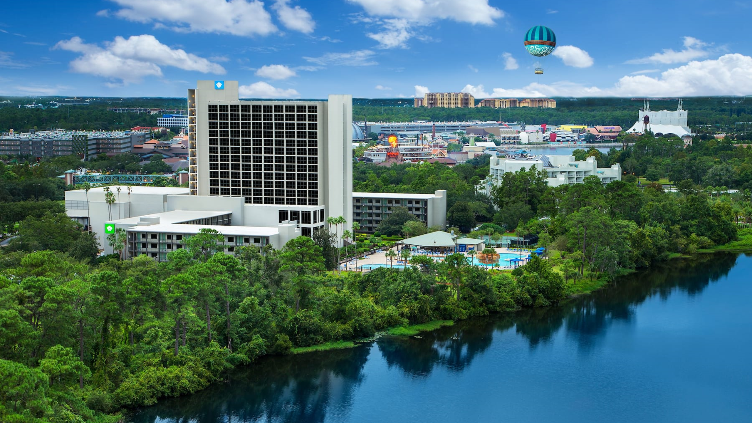Exterior shot of the Wyndham Lake Buena Vista is shown in this undated promotional image from Wyndham.