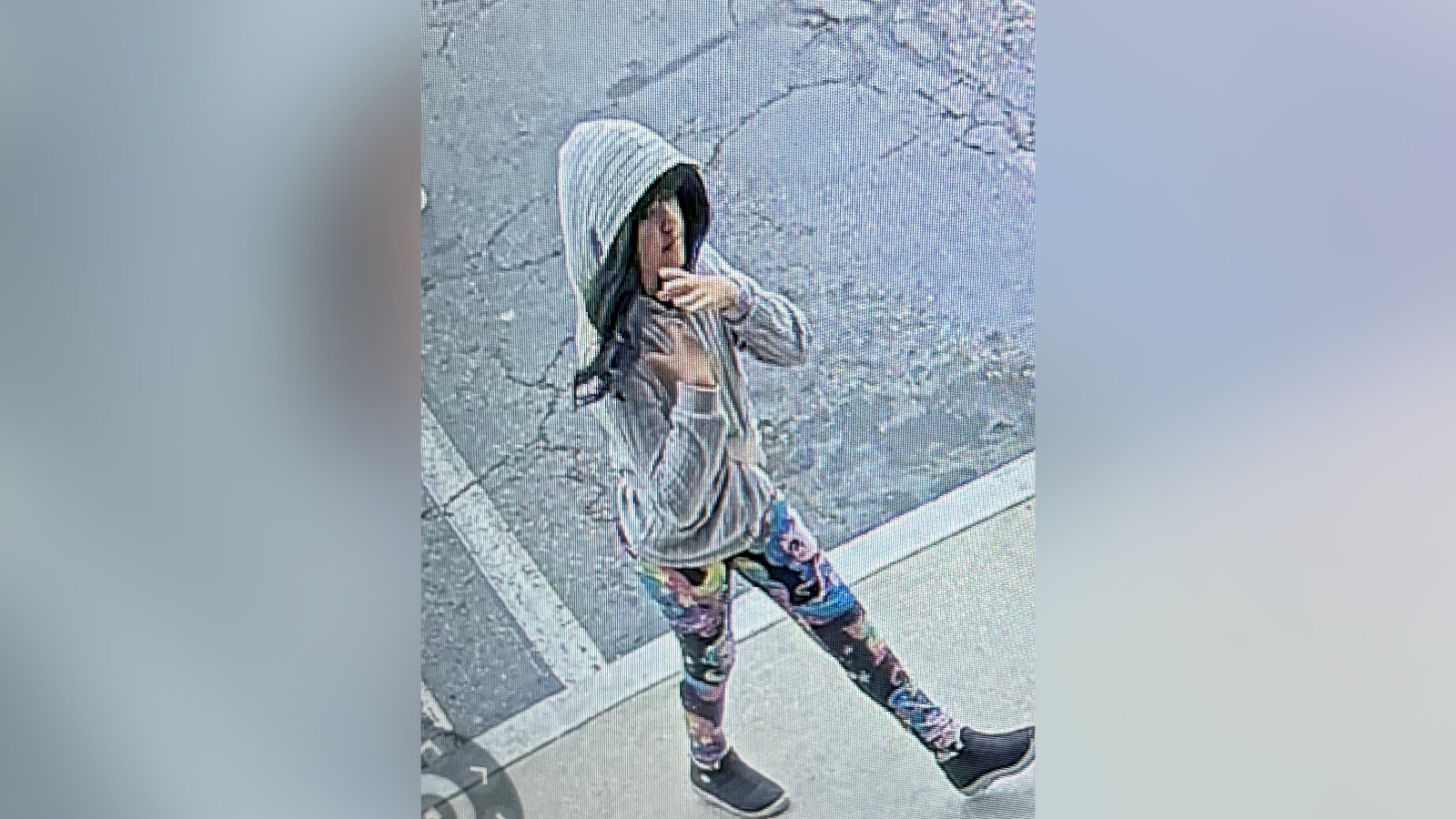 Missing Santa Barbara County girl Melodee Buzzard is believed to be seen in this Oct. 7, 2025, photo taken at a car rental business prior to departing on a road trip with her mother. (Santa Barbara County Sheriff's Office))