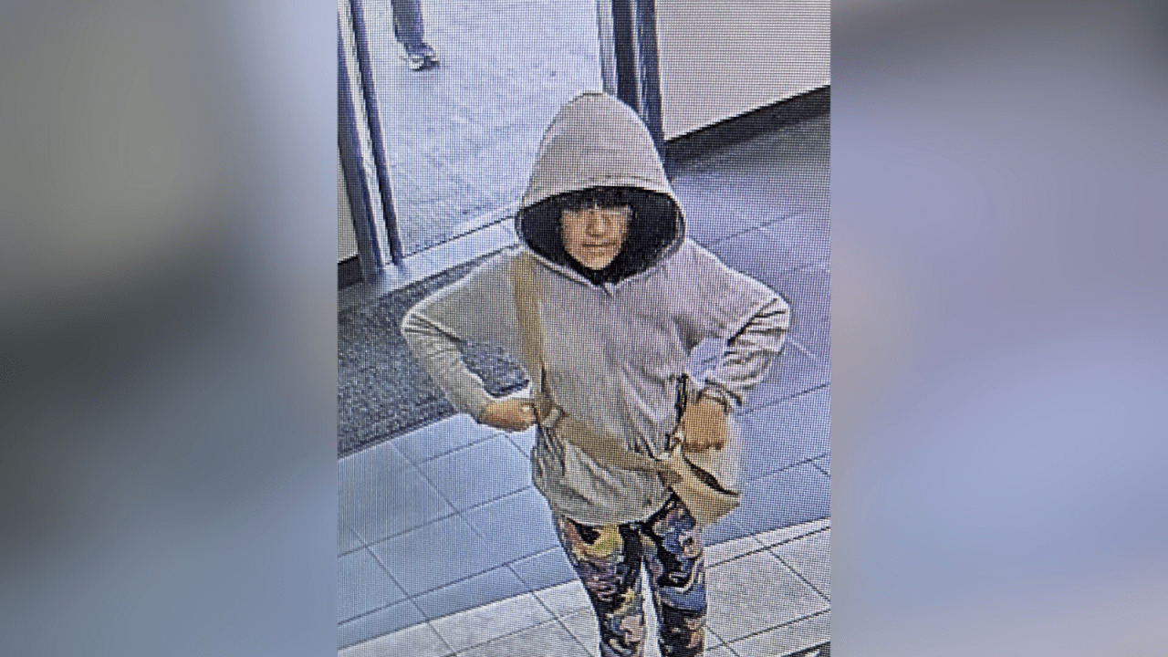 Missing Santa Barbara County girl Melodee Buzzard is believed to be seen in this Oct. 7, 2025, photo taken at a car rental business prior to departing on a road trip with her mother. (Santa Barbara County Sheriff's Office))