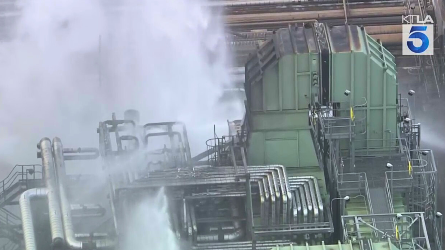 Chevron refinery fire