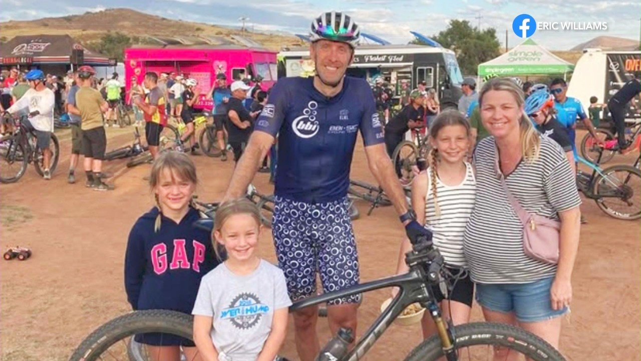 Eric Williams, 45, is seen with his wife and children in a family photo. (Community Church of West Garden Grove)