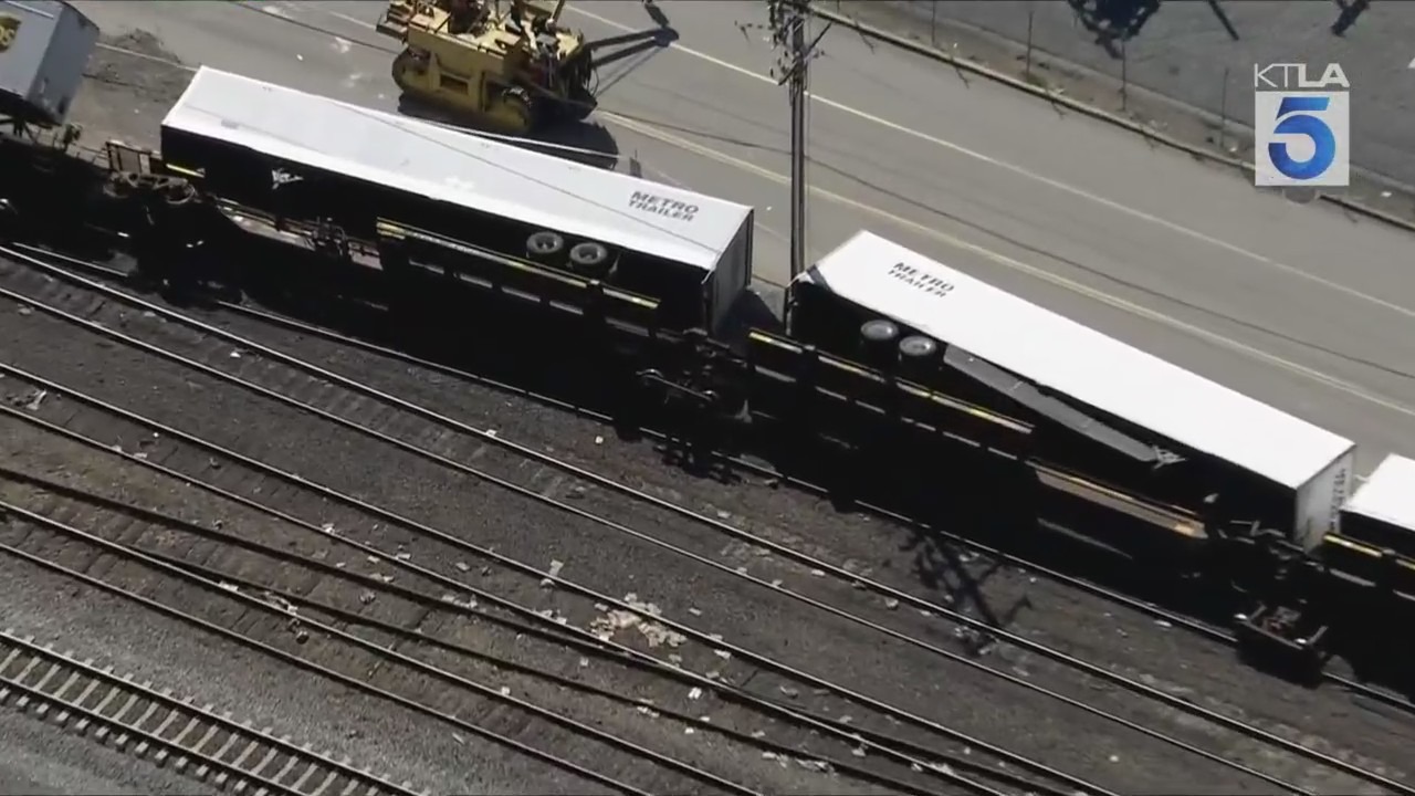 Industry train derails