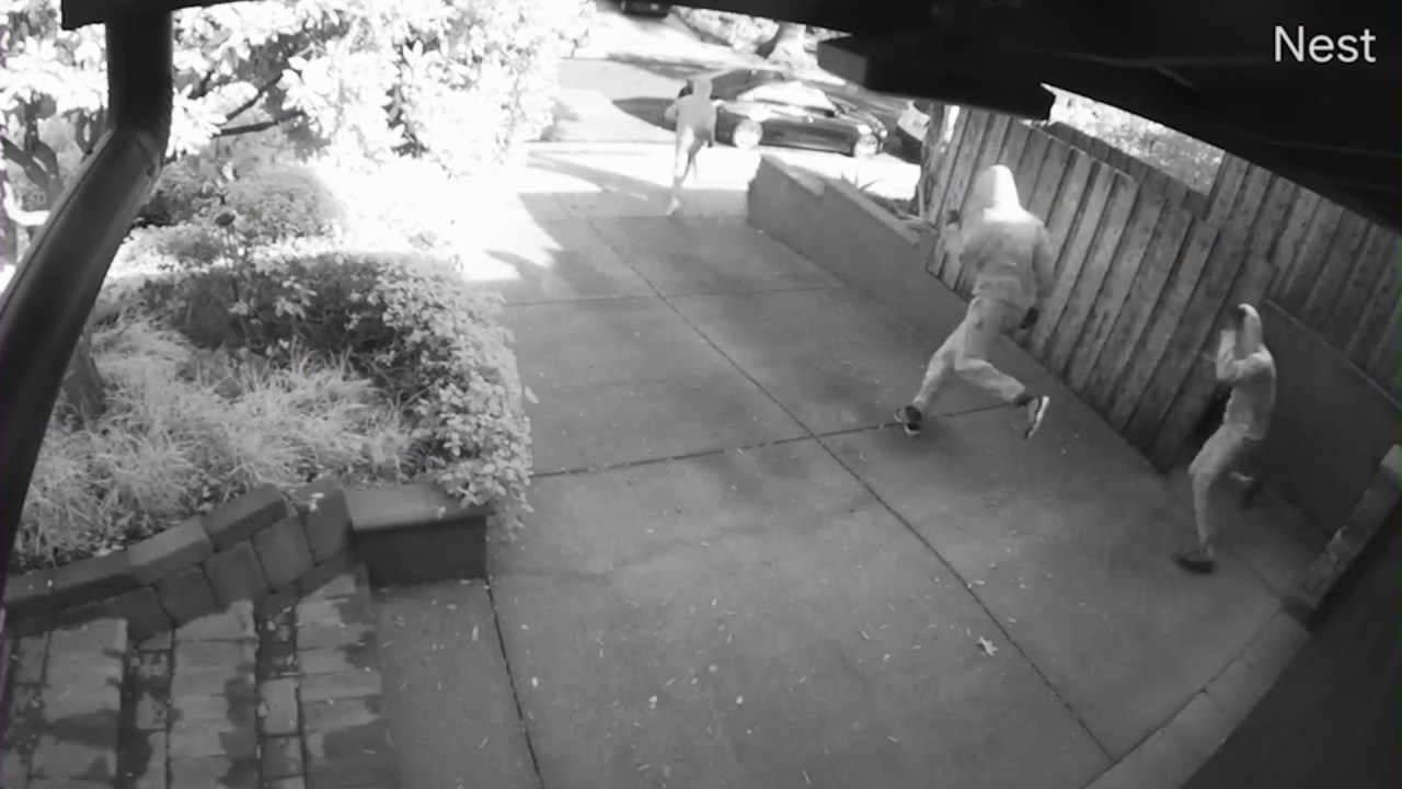 The suspects fled the home after the homeowner foiled their plans. (Lea Young)