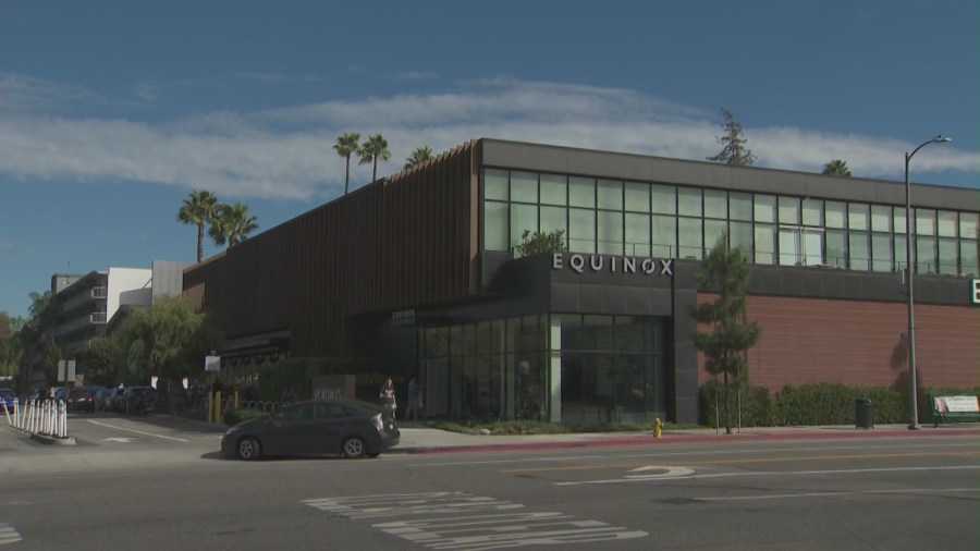 Pictured above is the Equinox at Sportsmen's Lodge in Studio City where the watch was stolen. (KTLA)