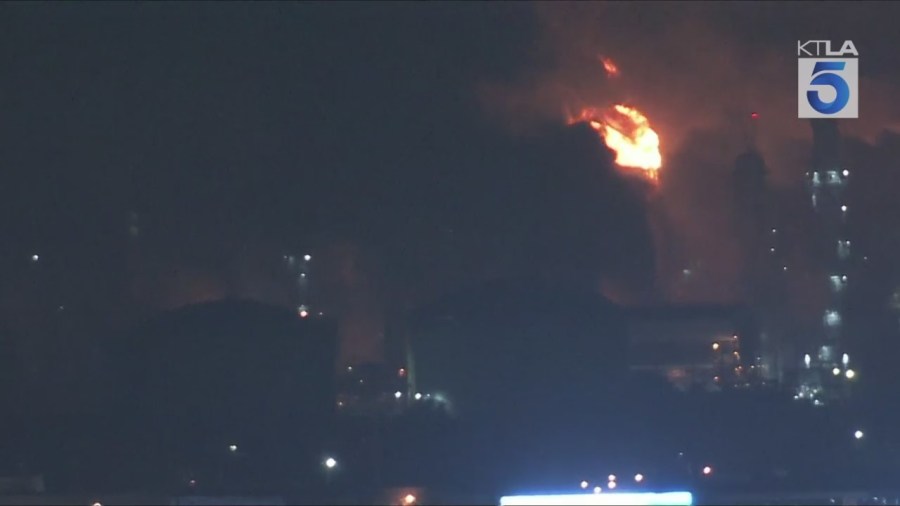 Chevron Refinery Fire